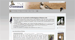 Desktop Screenshot of oiseau.net